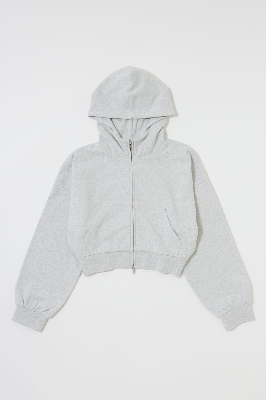 MOUSSY「SHORT ZIP UP フーディ」|パーカー|