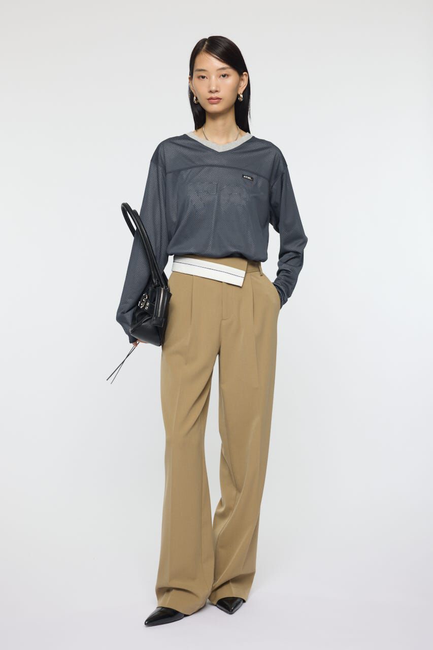 MOUSSY「REVERSIBLE MESH L/S TSJ」|Tシャツ・カットソー|