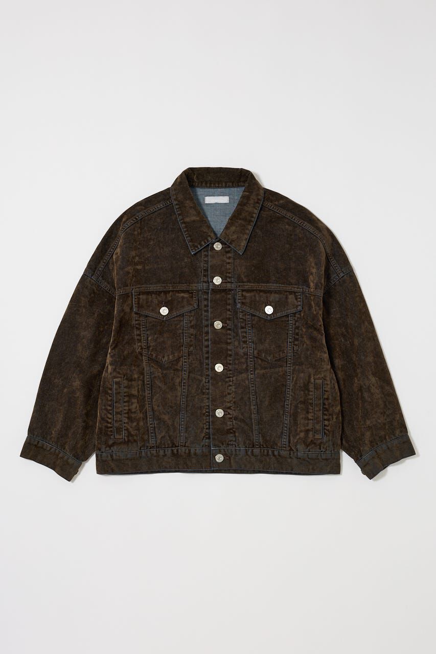 MOUSSY「OVERSIZED CORDUROY ジャケット」|デニムジャケット|KHA