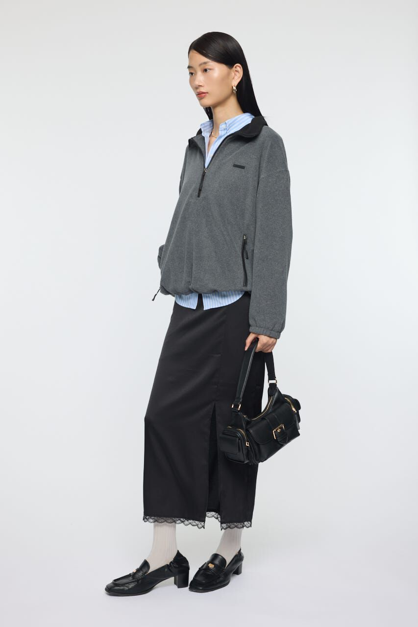 MOUSSY「FLEECE ZIP プルオーバー」|シャツ・ブラウス|