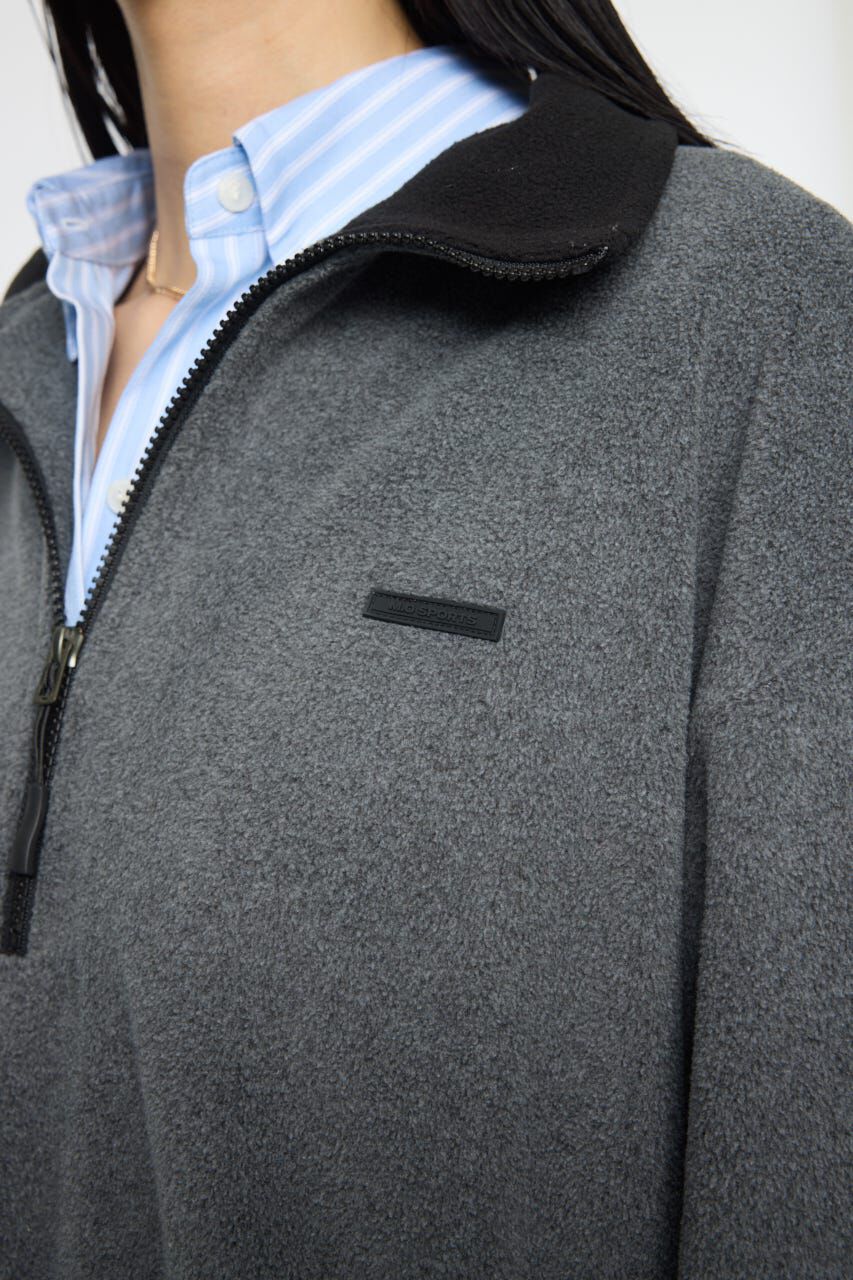 MOUSSY「FLEECE ZIP プルオーバー」|シャツ・ブラウス|