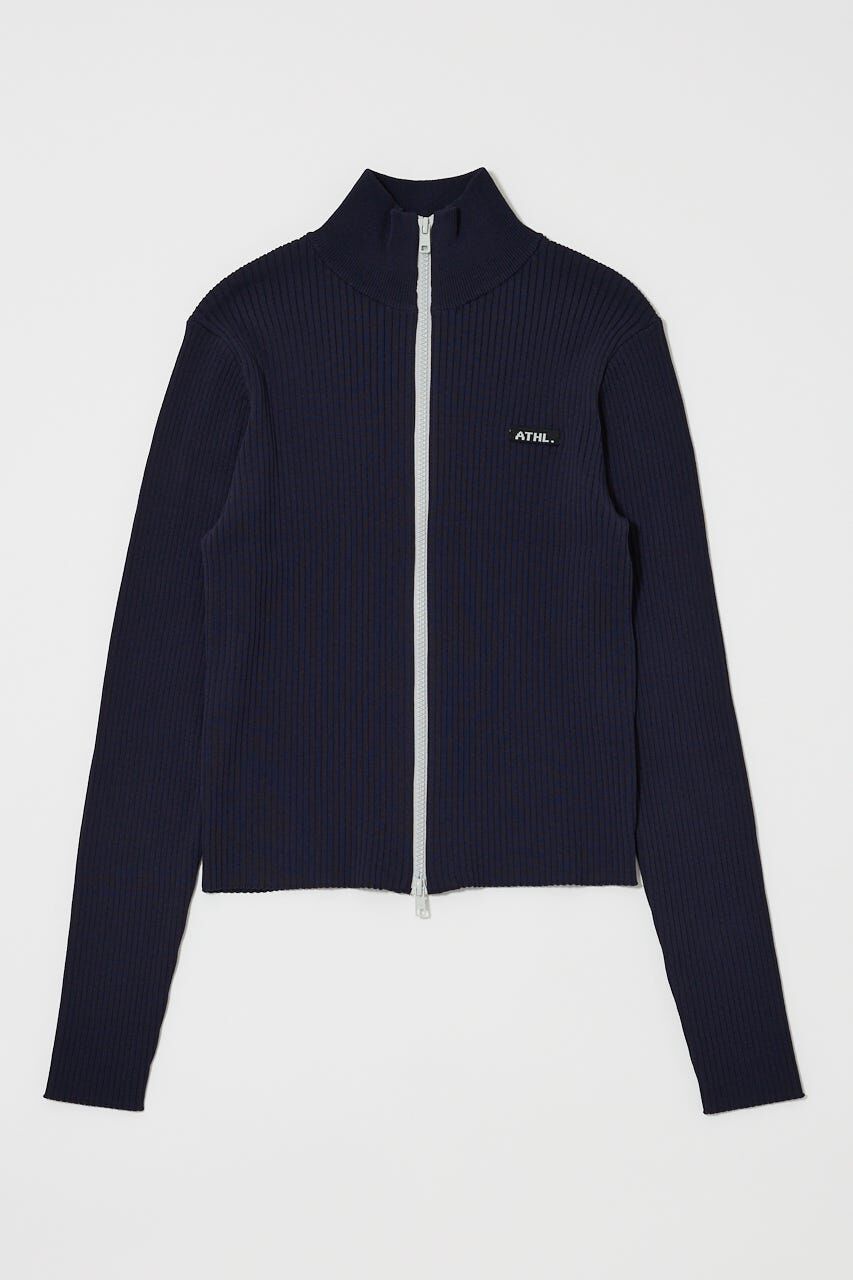 MOUSSY「BI COLOR MIDDLE NECKトップス」|ニット・セーター|NVY