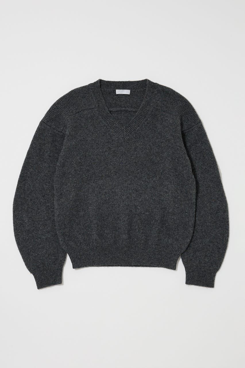 MOUSSY「DOUBLE SHOULDER V/N セーター」|ニット・セーター|