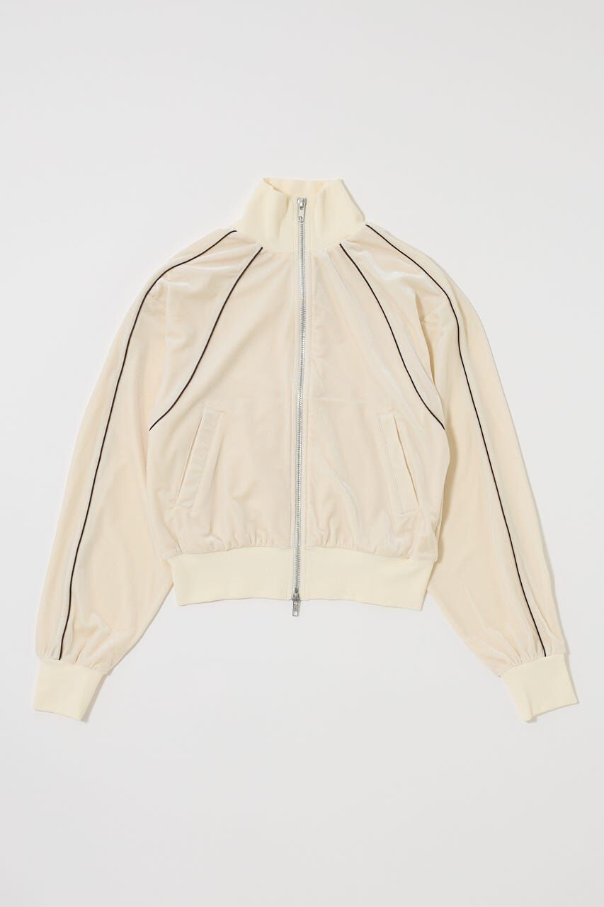 MOUSSY「VELOUR TRACK トップス」|パーカー|