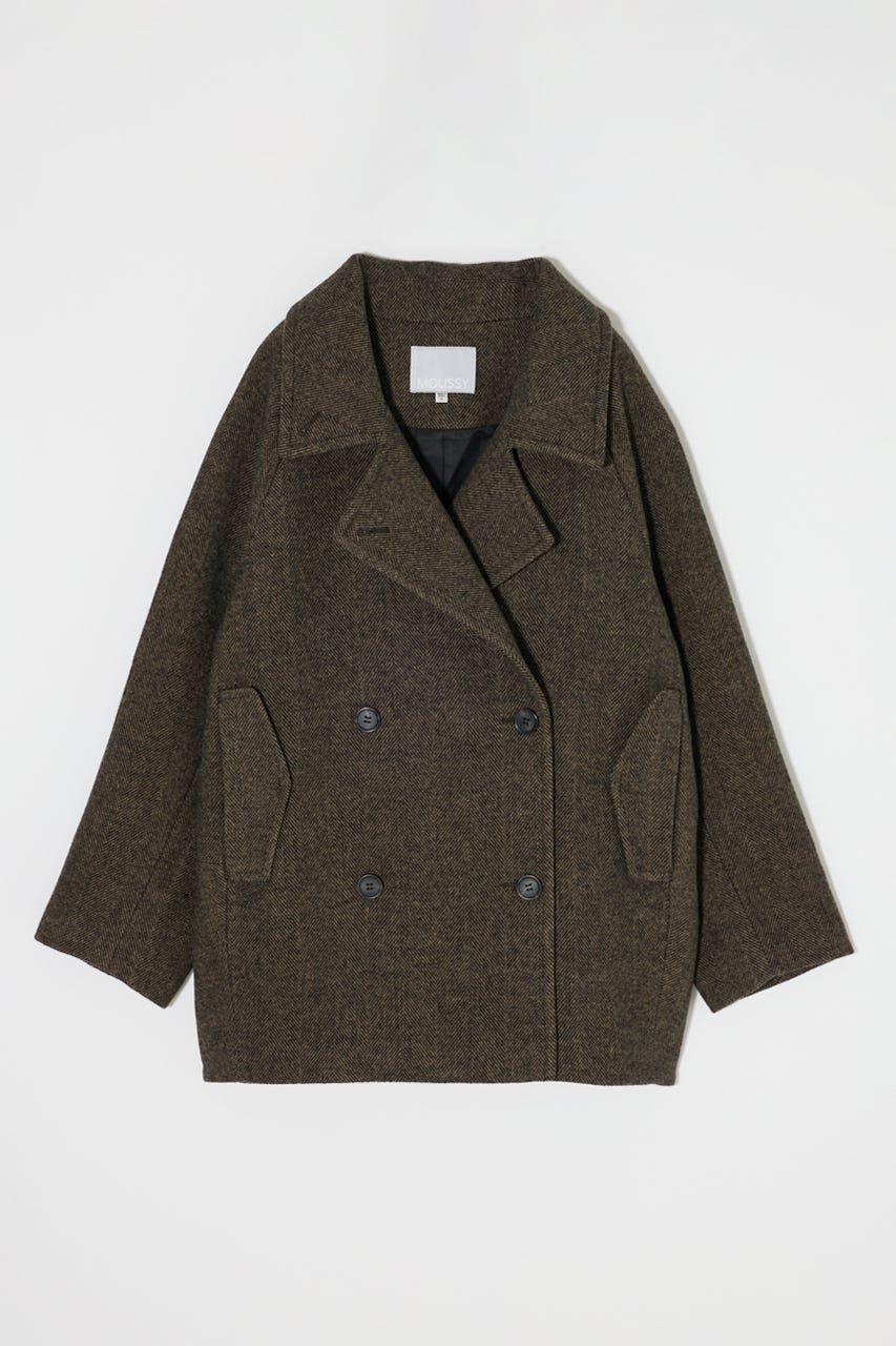MOUSSY「DOUBLE BREASTED MID コート」|その他|