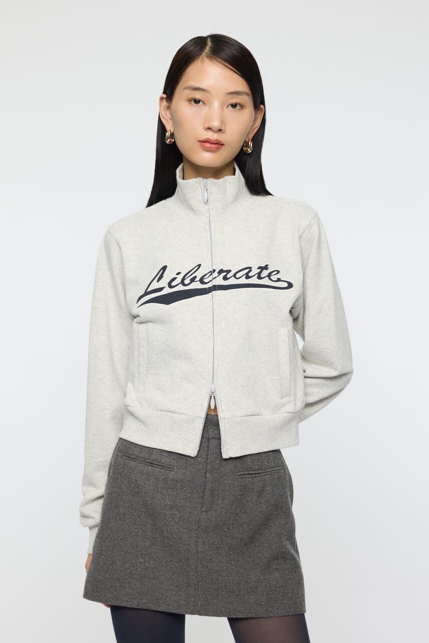 MOUSSY「VARSITY LOGO TRACK ジャケット」|Tシャツ・カットソー|T.GRY