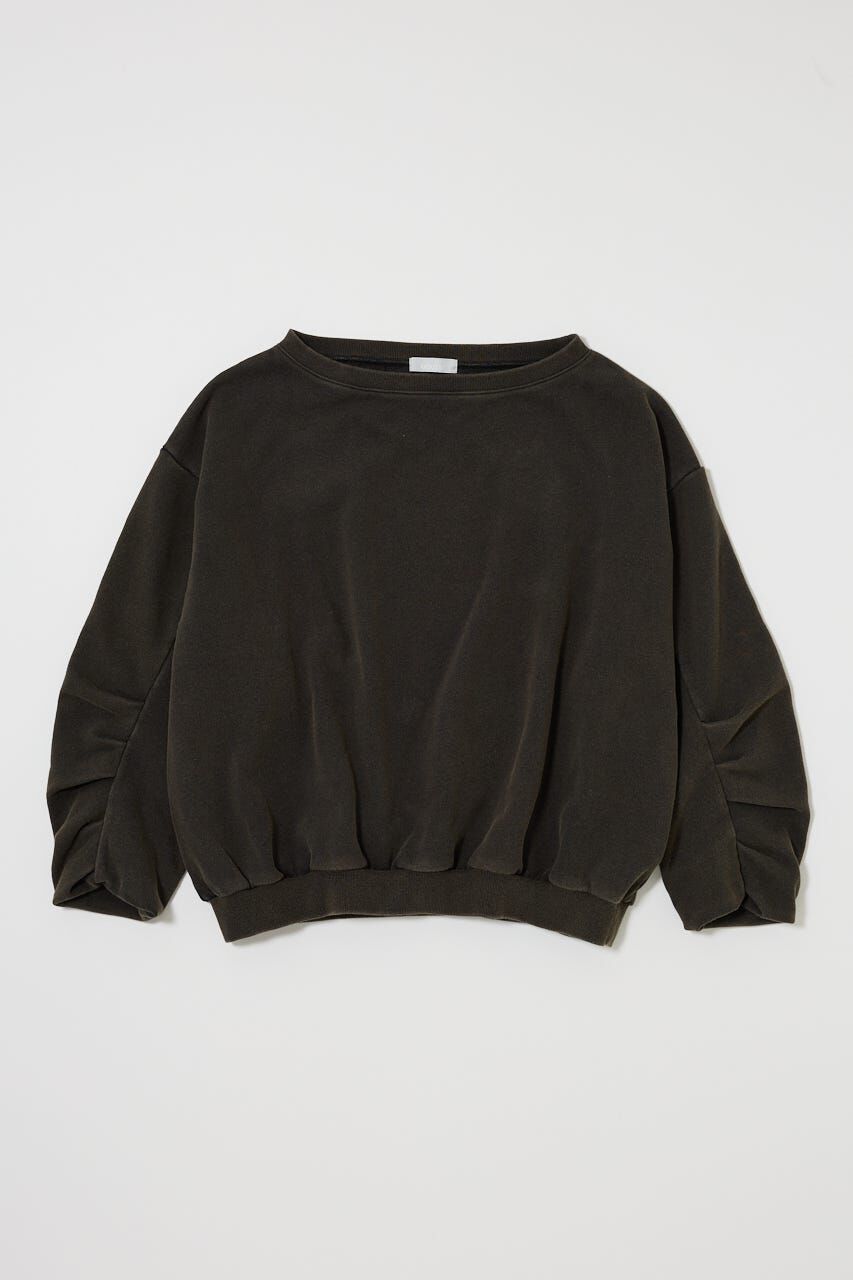 MOUSSY「WASHED OFF SHOULDER スウェット」|パーカー|L/BLK1