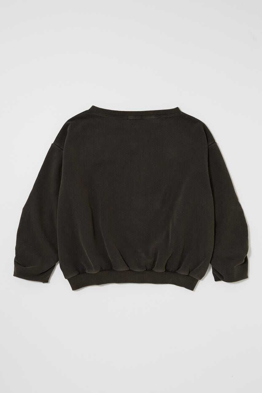 MOUSSY「WASHED OFF SHOULDER スウェット」|パーカー|