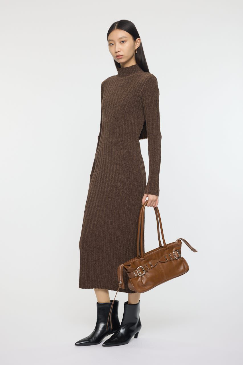 MOUSSY「VELOUR TOUCH KNIT ドレス」|ワンピース|