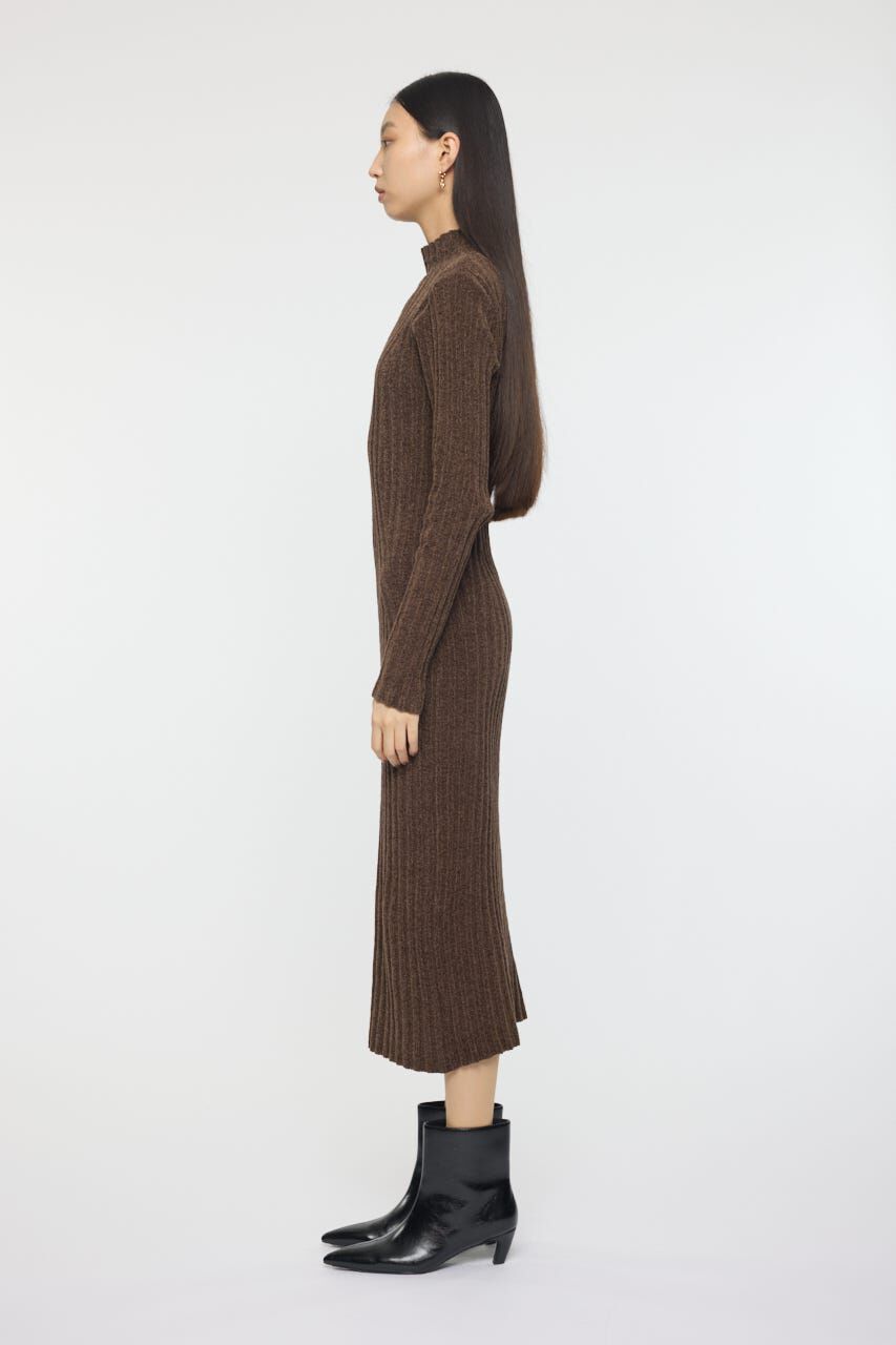 MOUSSY「VELOUR TOUCH KNIT ドレス」|ワンピース|