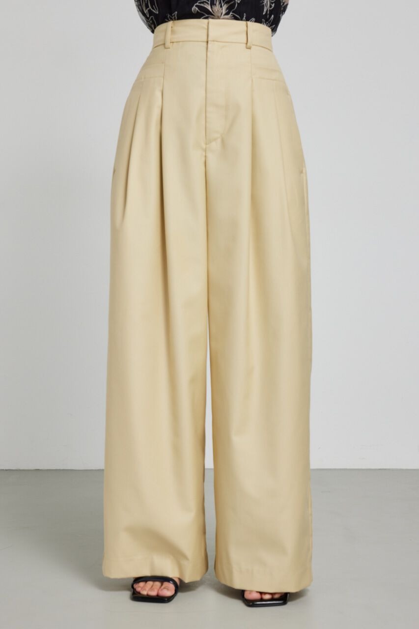 rienda「ポケットデザインタックワイドパンツ」|その他|