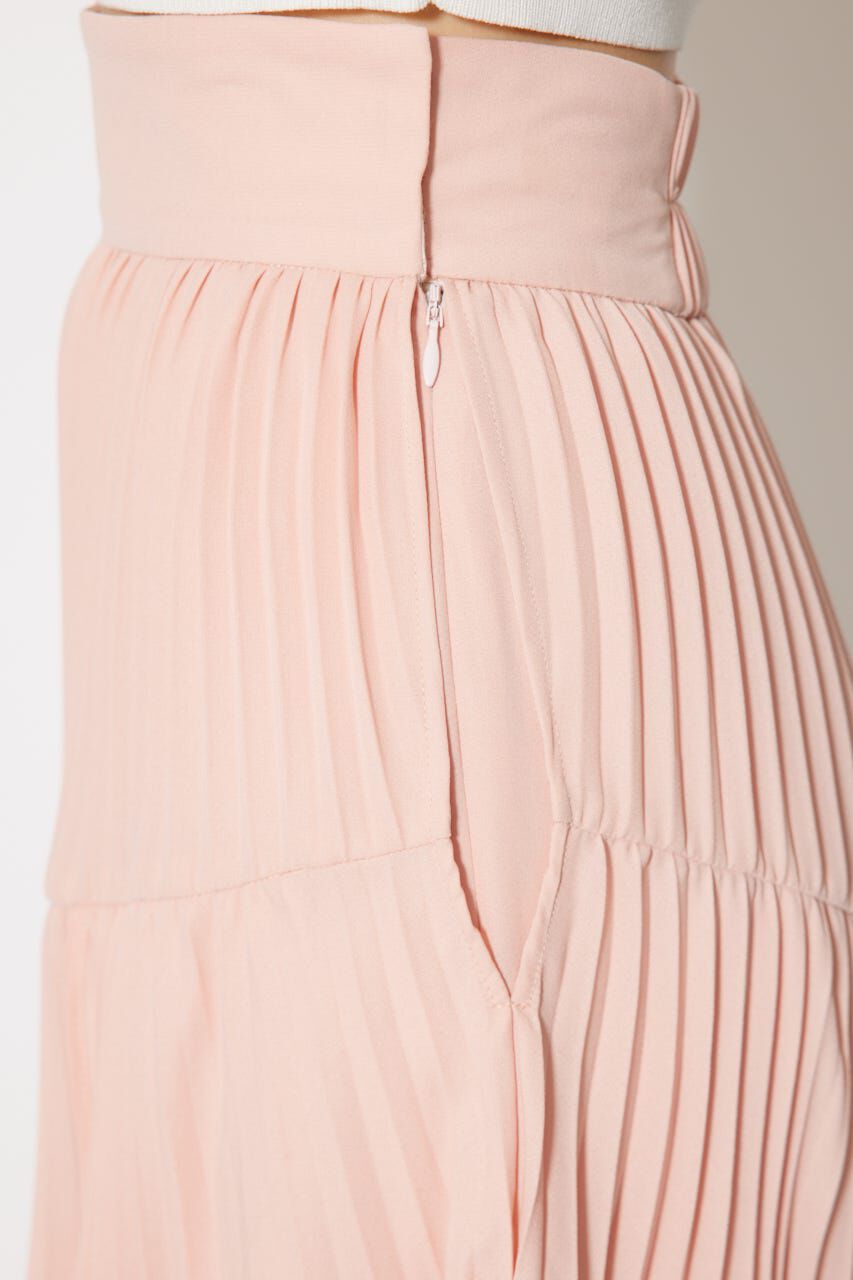 rienda「プリーツティアードマキシスカート」|スカート|