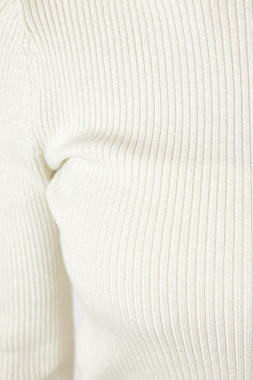 rienda「サムホール付きウォッシャブルハイネックニットトップス」|ニット・セーター|