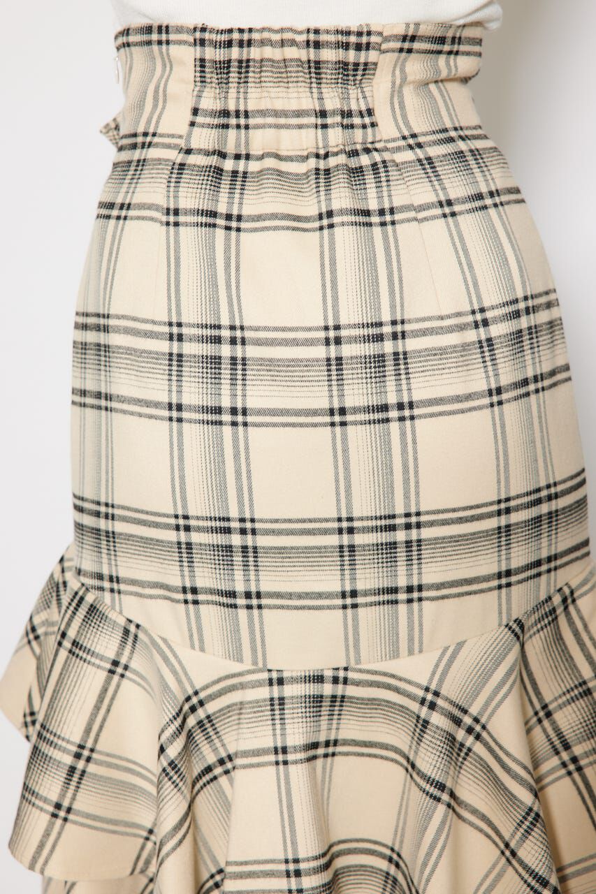 rienda「フリルスリットハイウエストスコートショートパンツ」|その他|