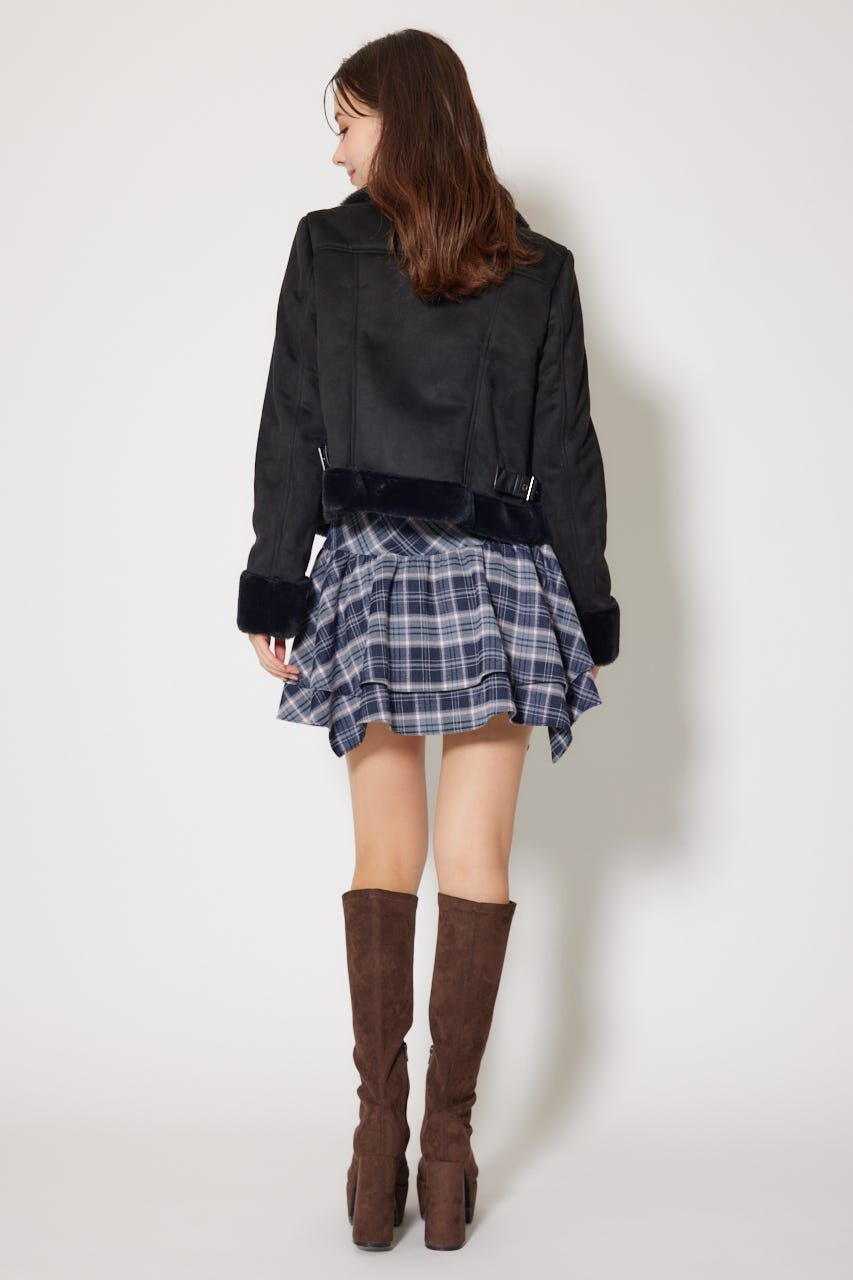 rienda「25AWフェイクスエードムートンライダースジャケット」|その他|