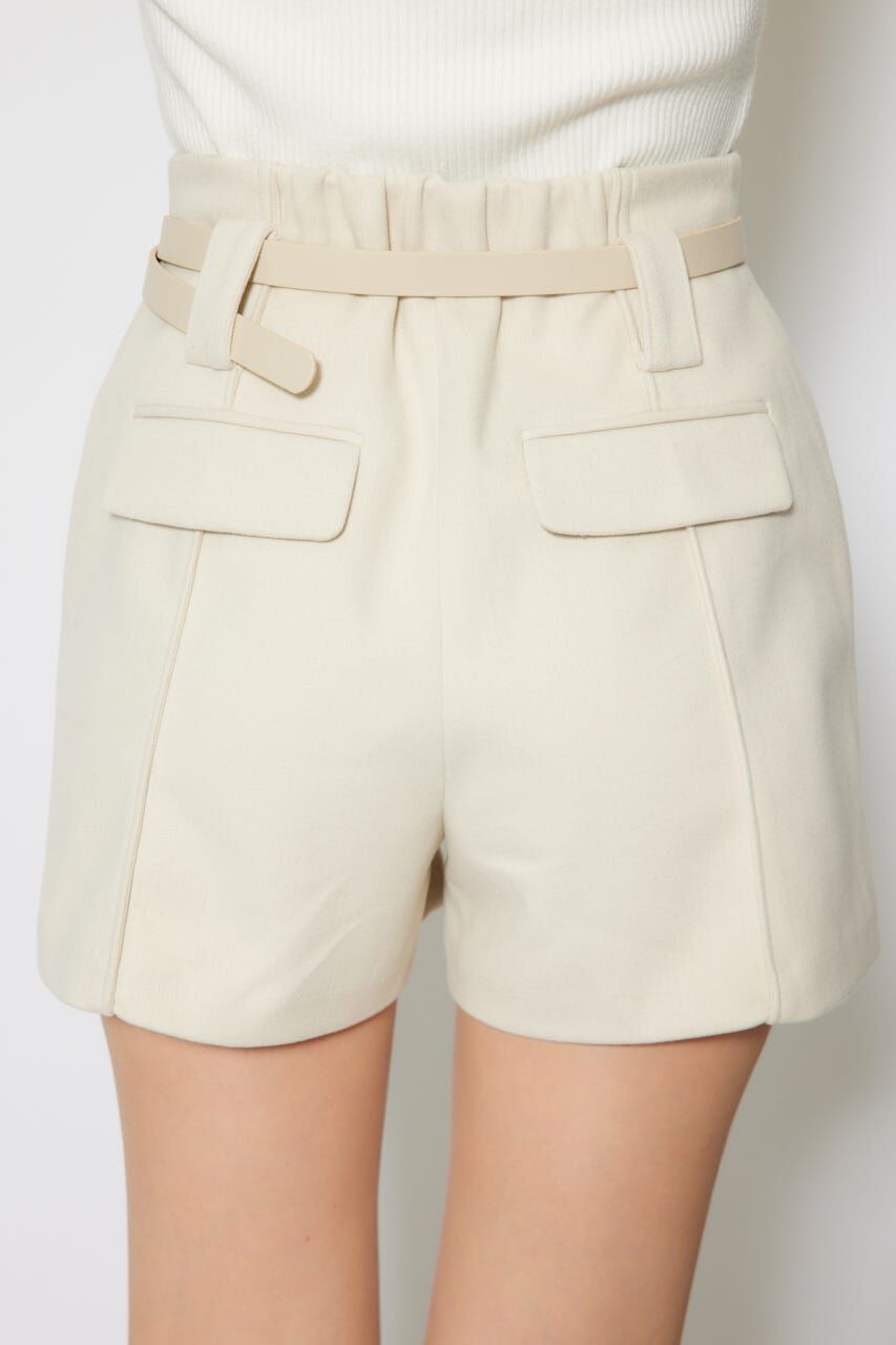 rienda「ベルト付きピンタックショートパンツ」|その他|