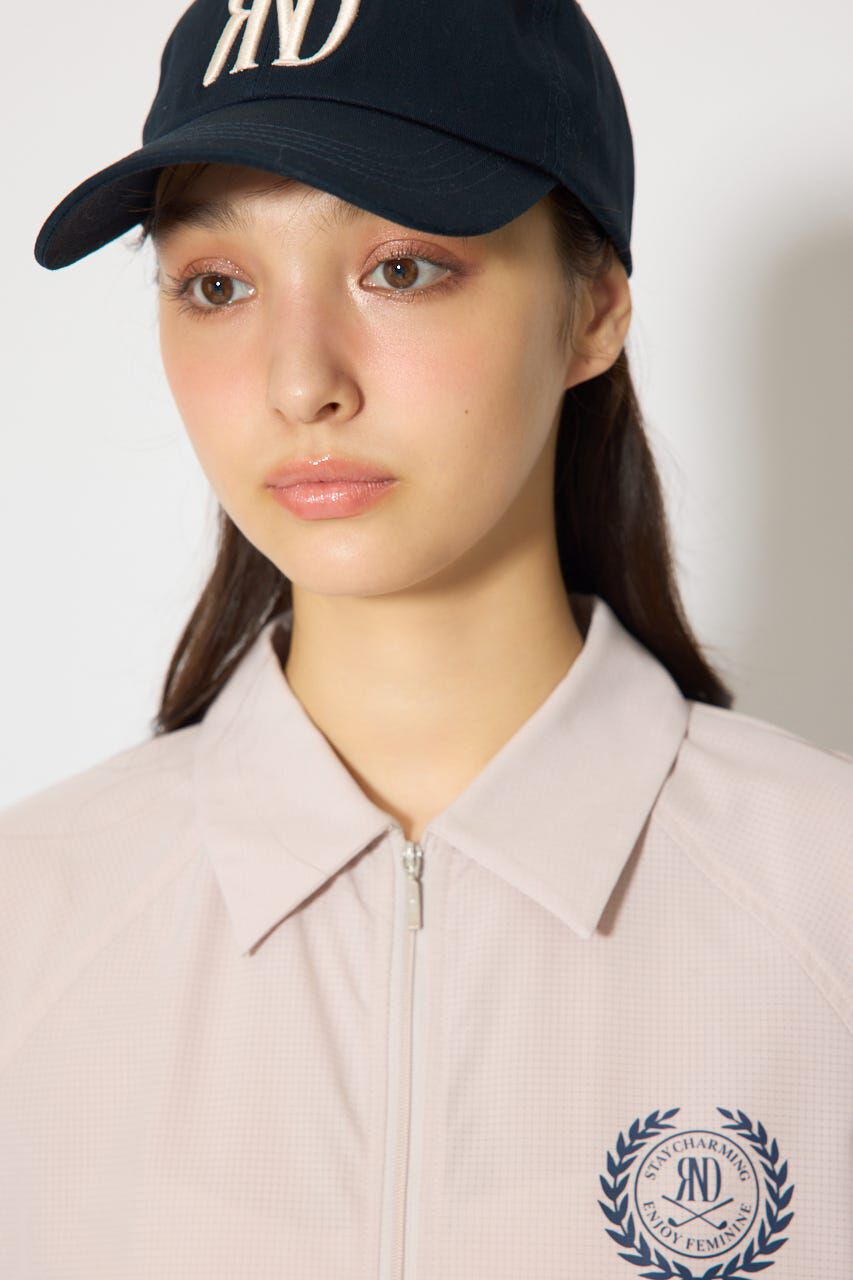 rienda「バイカラージップポイントブルゾン」|ブルゾン・スタジャン|