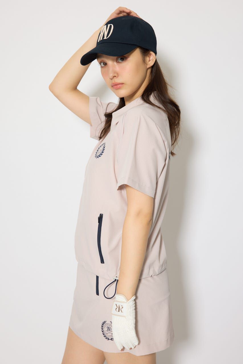 rienda「バイカラージップポイントブルゾン」|ブルゾン・スタジャン|