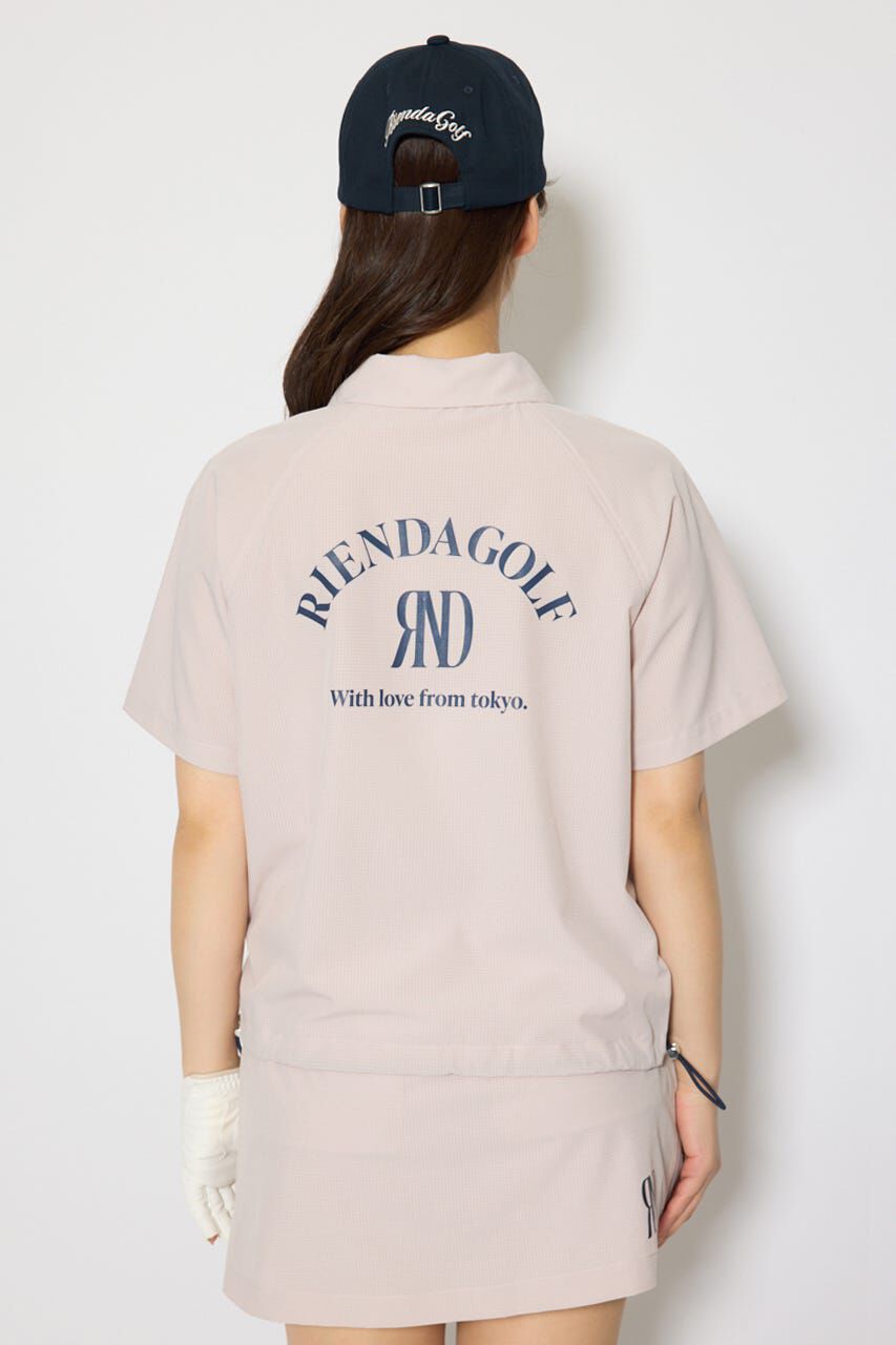 rienda「バイカラージップポイントブルゾン」|ブルゾン・スタジャン|