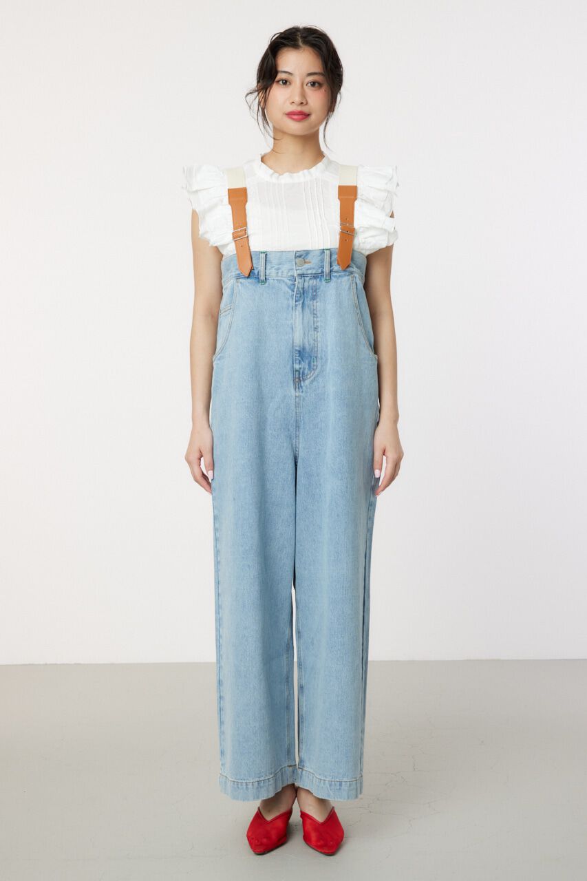 RODEO CROWNS「ルーズデニムサロペット」|その他|