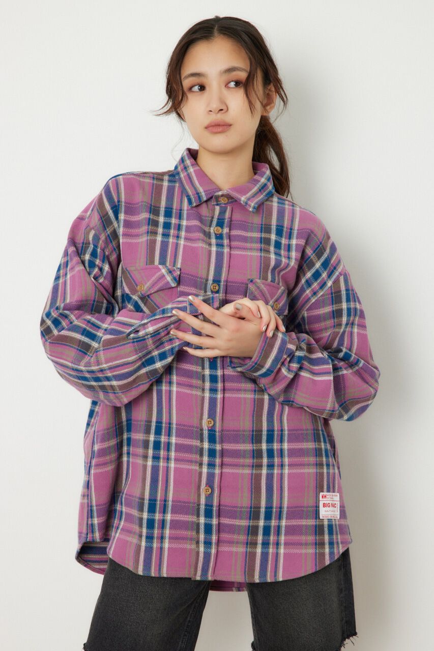 RODEO CROWNS「CHECK OVER シャツ」|シャツ・ブラウス|