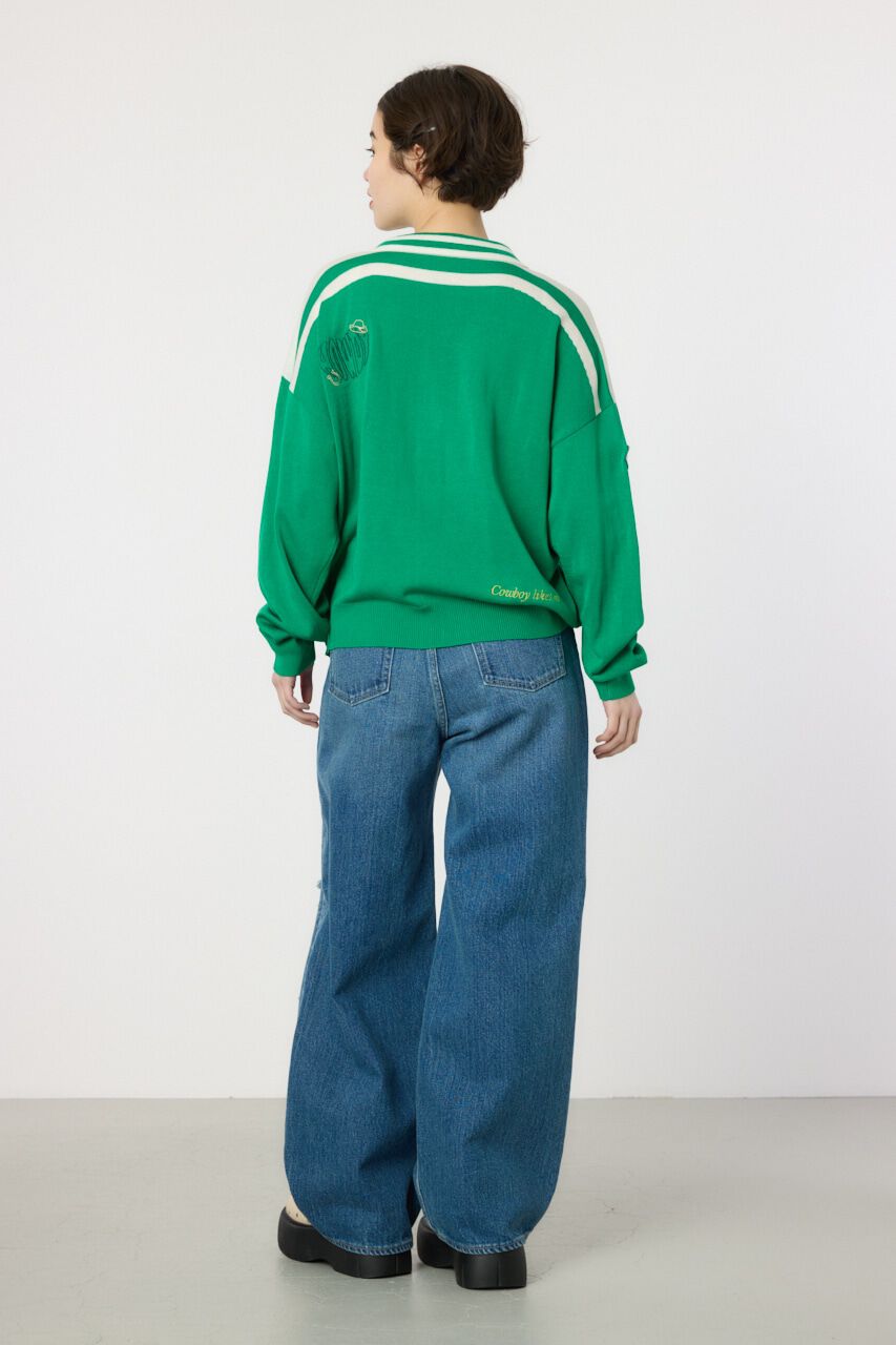 RODEO CROWNS「Hard Crash looseワイドデニム」|デニム|