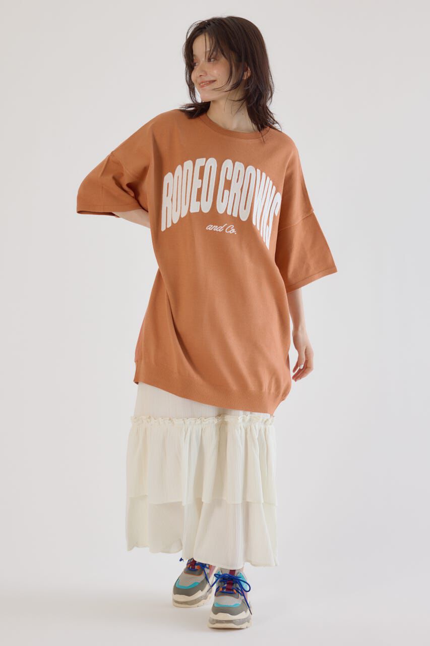 RODEO CROWNS「CURVE LOGOコンビニットワンピース」|ワンピース|ORG