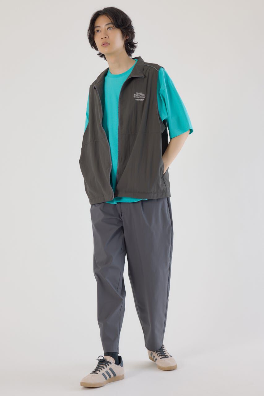 RODEO CROWNS「ドロストスタンドネックベスト」|ダウンベスト・ベスト|