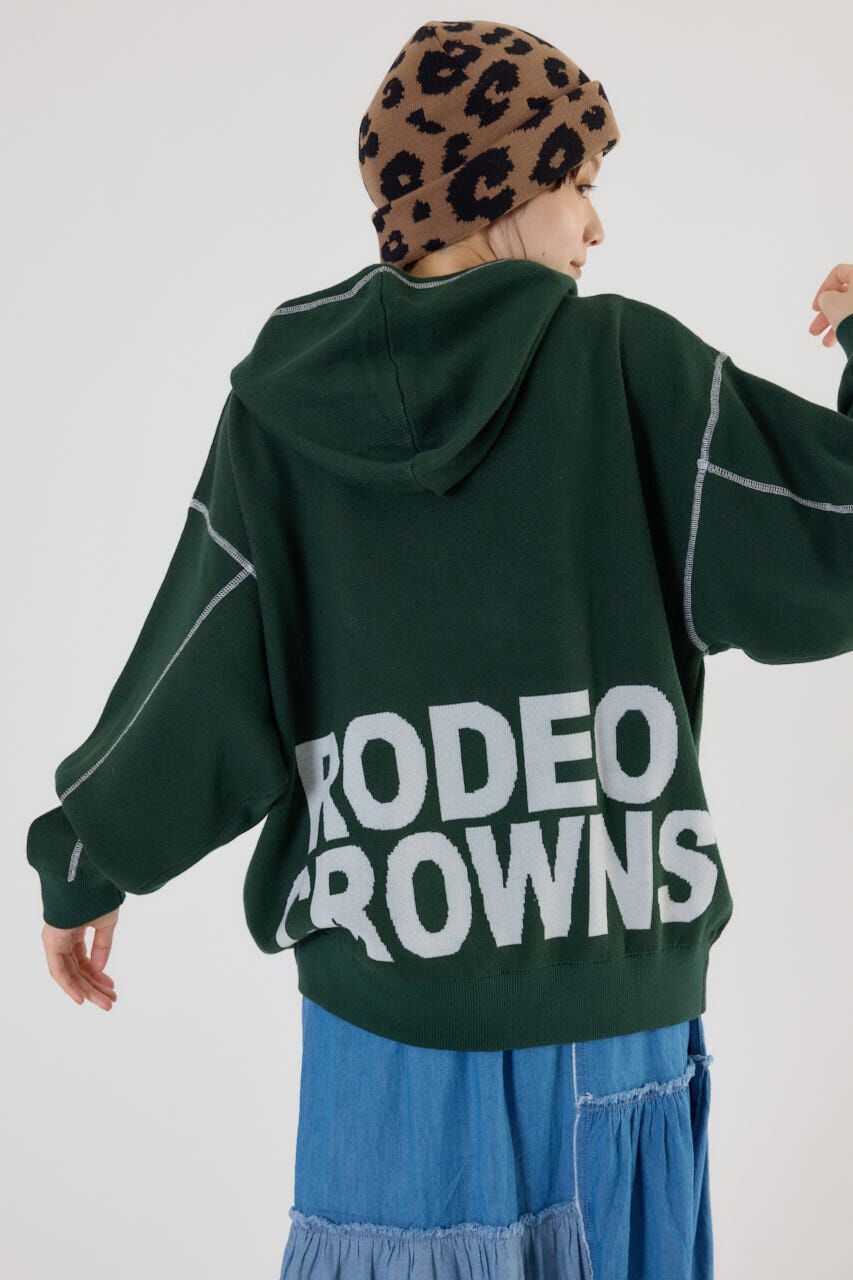 RODEO CROWNS「スウェットライクジャガードロゴフーディー」|パーカー|