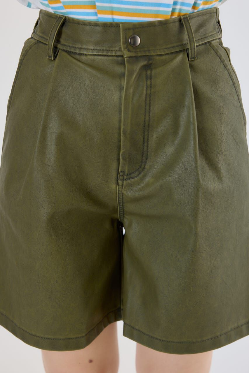 RODEO CROWNS「ヴィンテージフェイクレザーハーフパンツ」|その他|