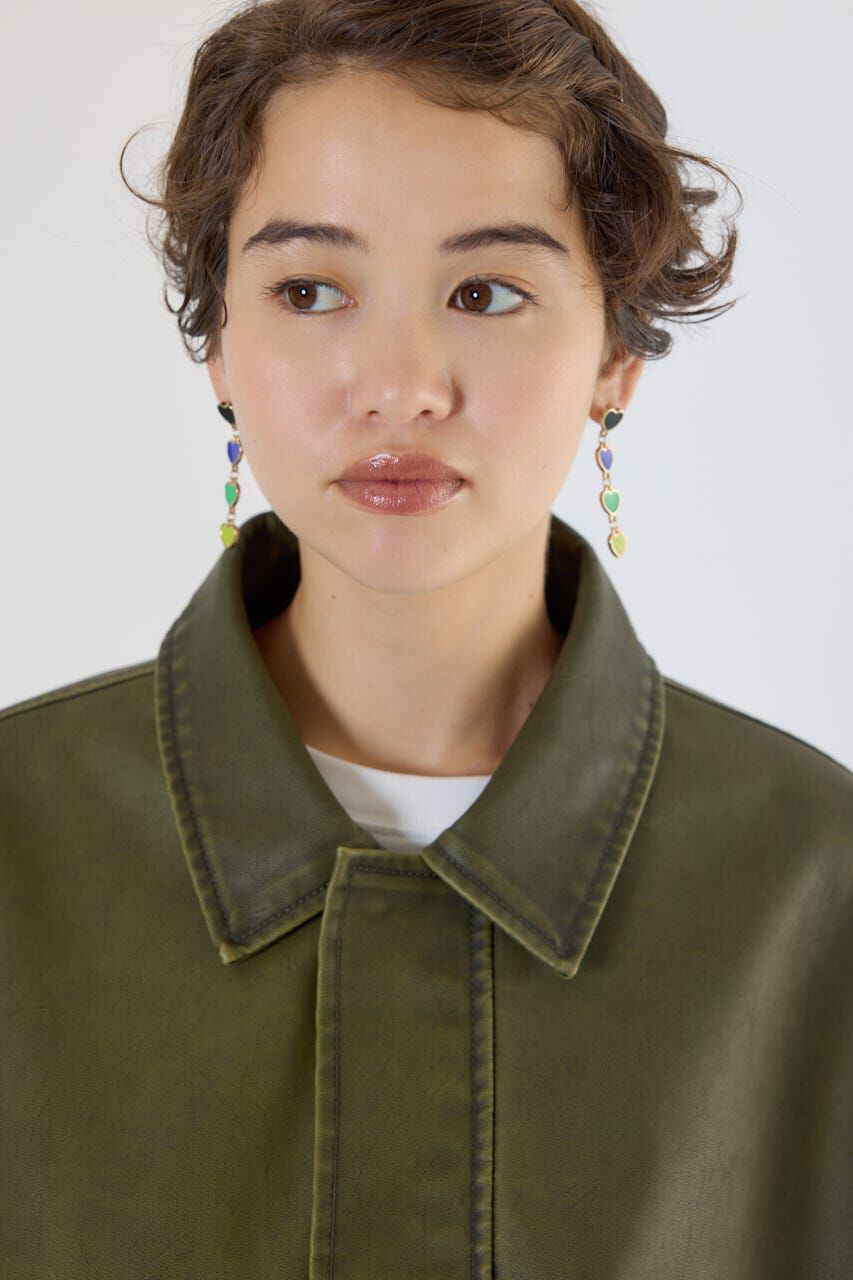 RODEO CROWNS「ヴィンテージフェイクレザーブルゾン」|その他|