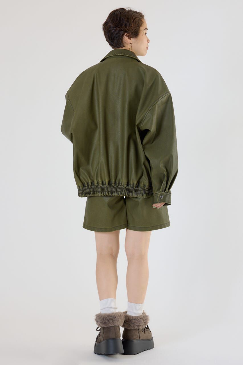 RODEO CROWNS「ヴィンテージフェイクレザーブルゾン」|その他|