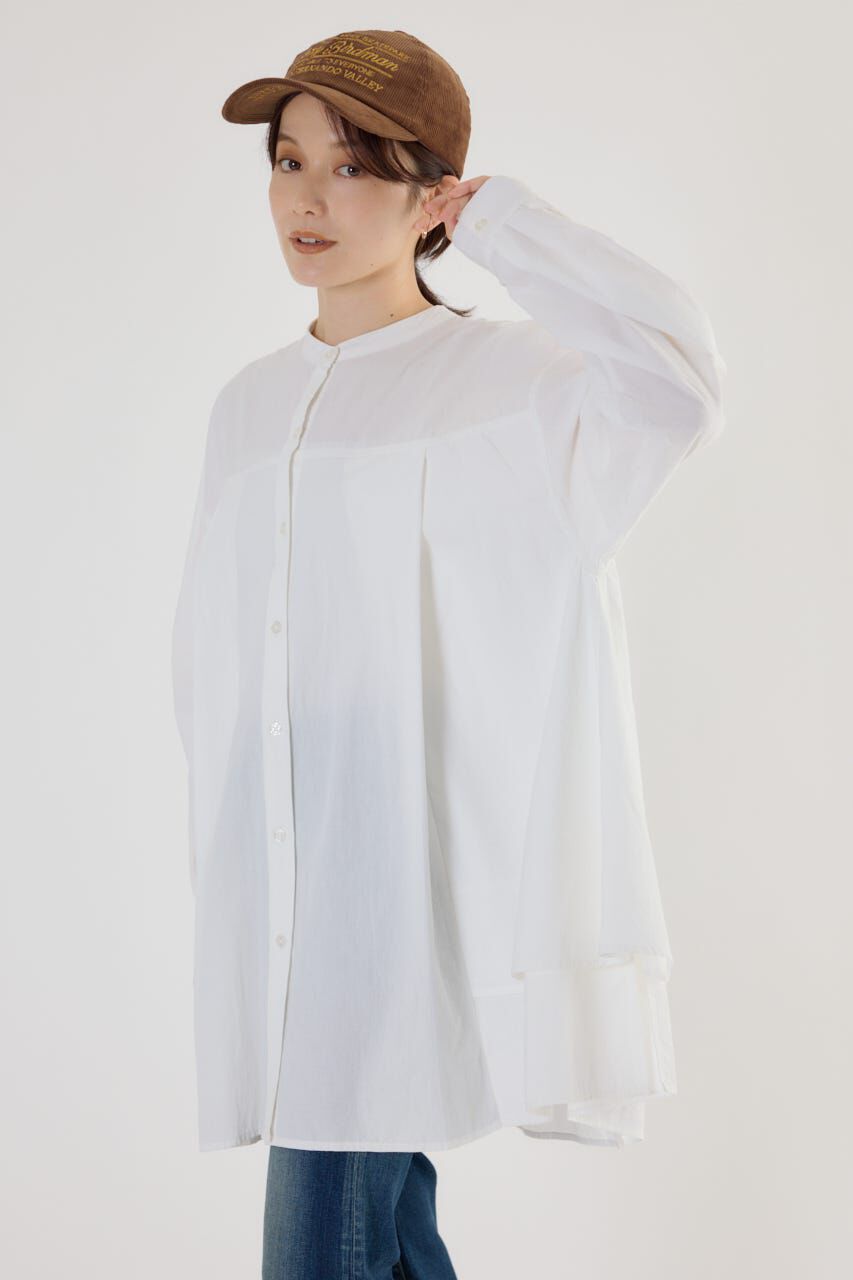 RODEO CROWNS「サイドティアードシャツチュニック」|ワンピース|