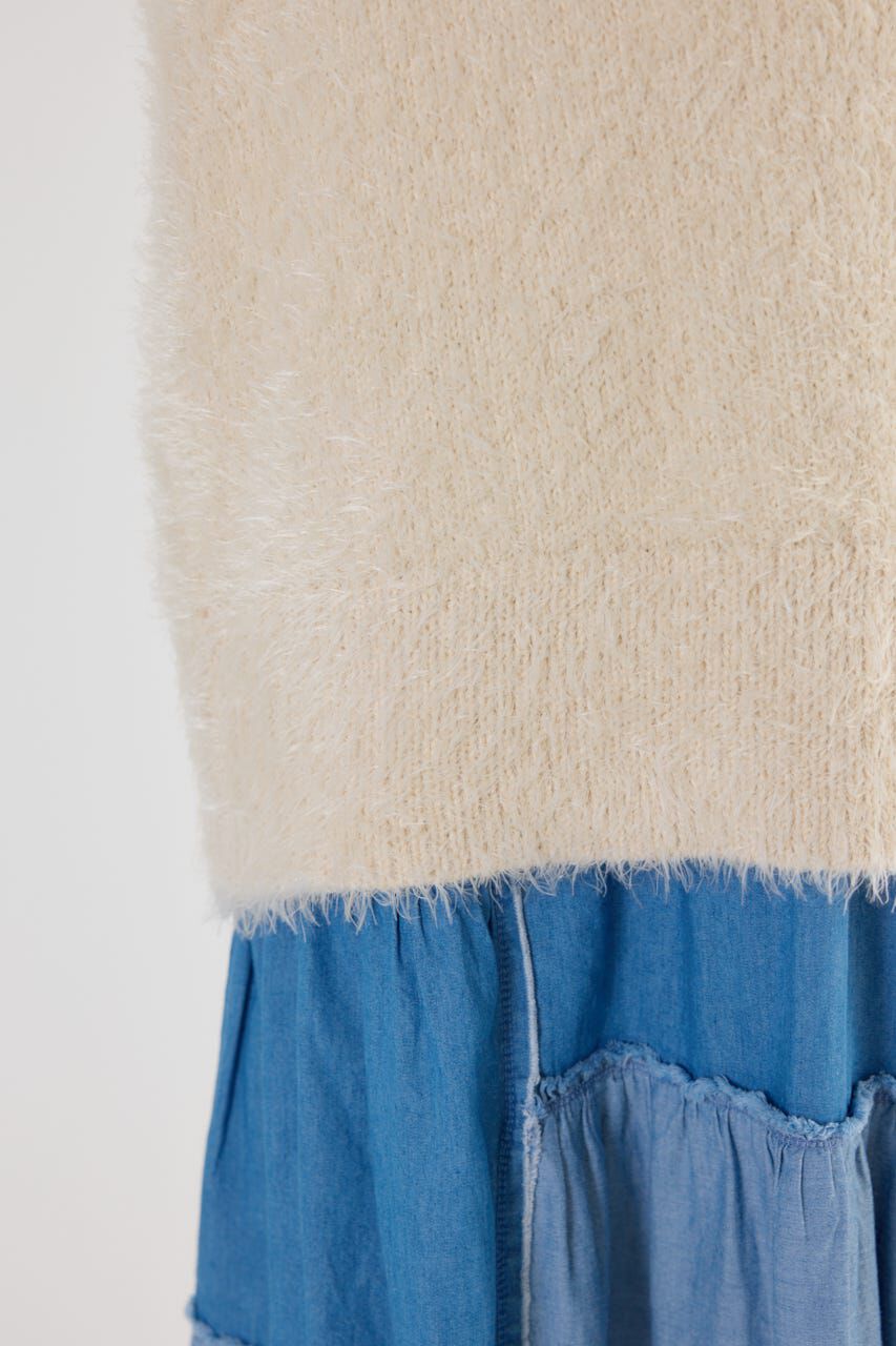 RODEO CROWNS「シャギーニットベスト」|ニット・セーター|