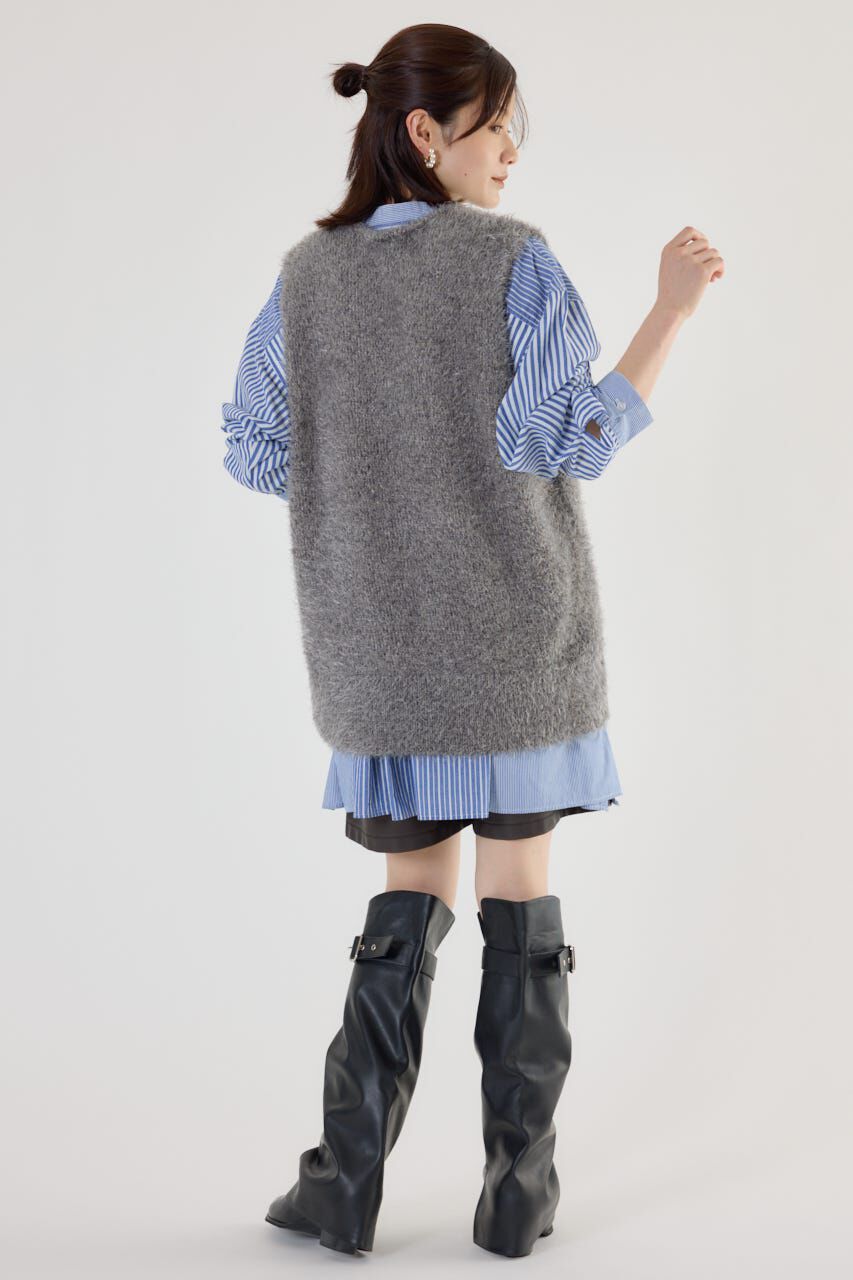 RODEO CROWNS「シャギーニットベスト」|ニット・セーター|