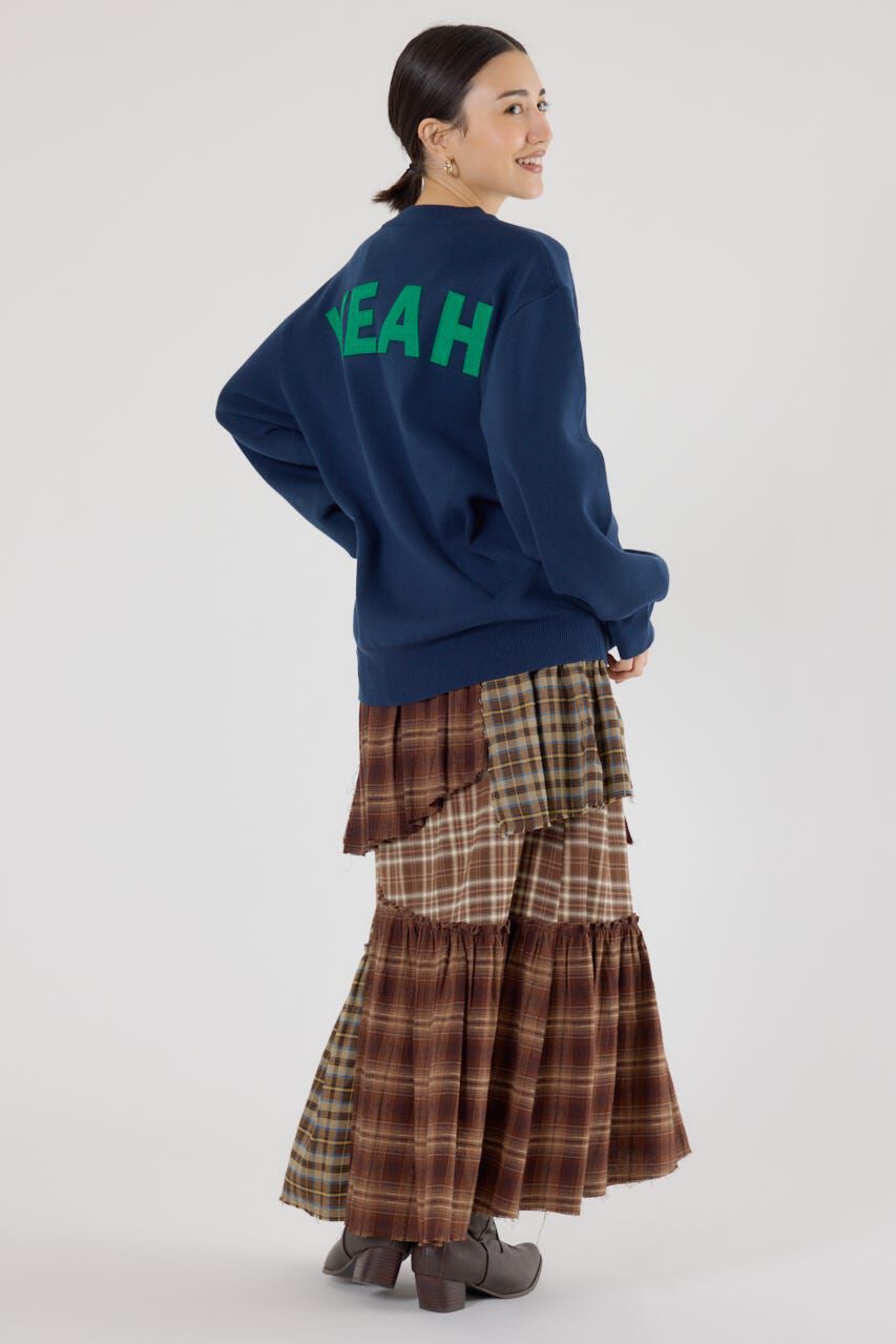 RODEO CROWNS「フェルトアップリケニットトップス」|ニット・セーター|