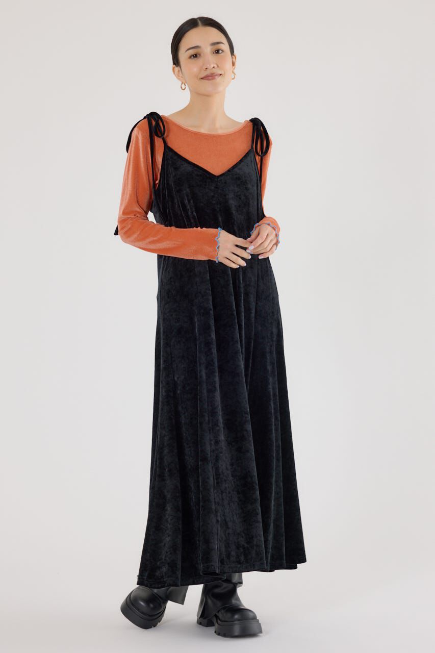 RODEO CROWNS「ベロアキャミワンピース」|ワンピース|