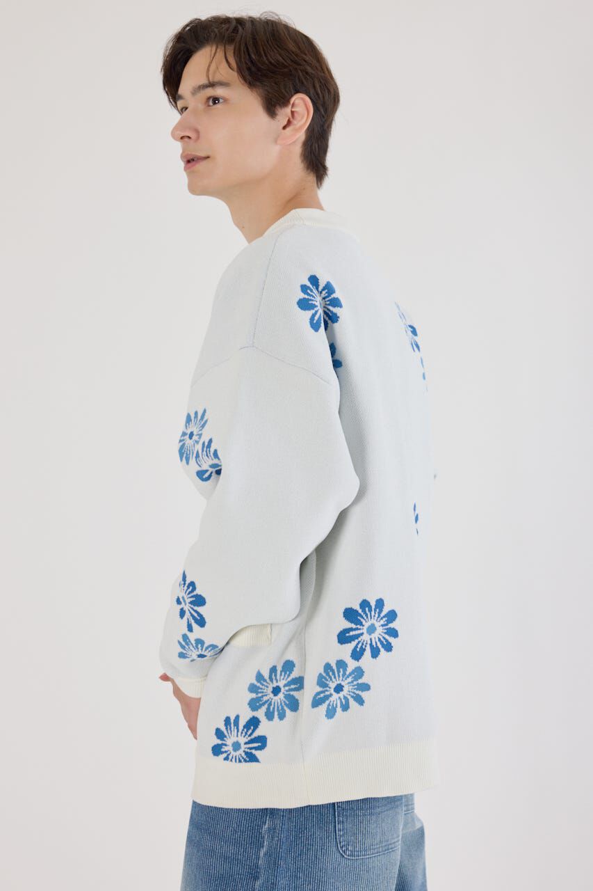 RODEO CROWNS「フォーリングフラワーニットカーディガン」|カーディガン|
