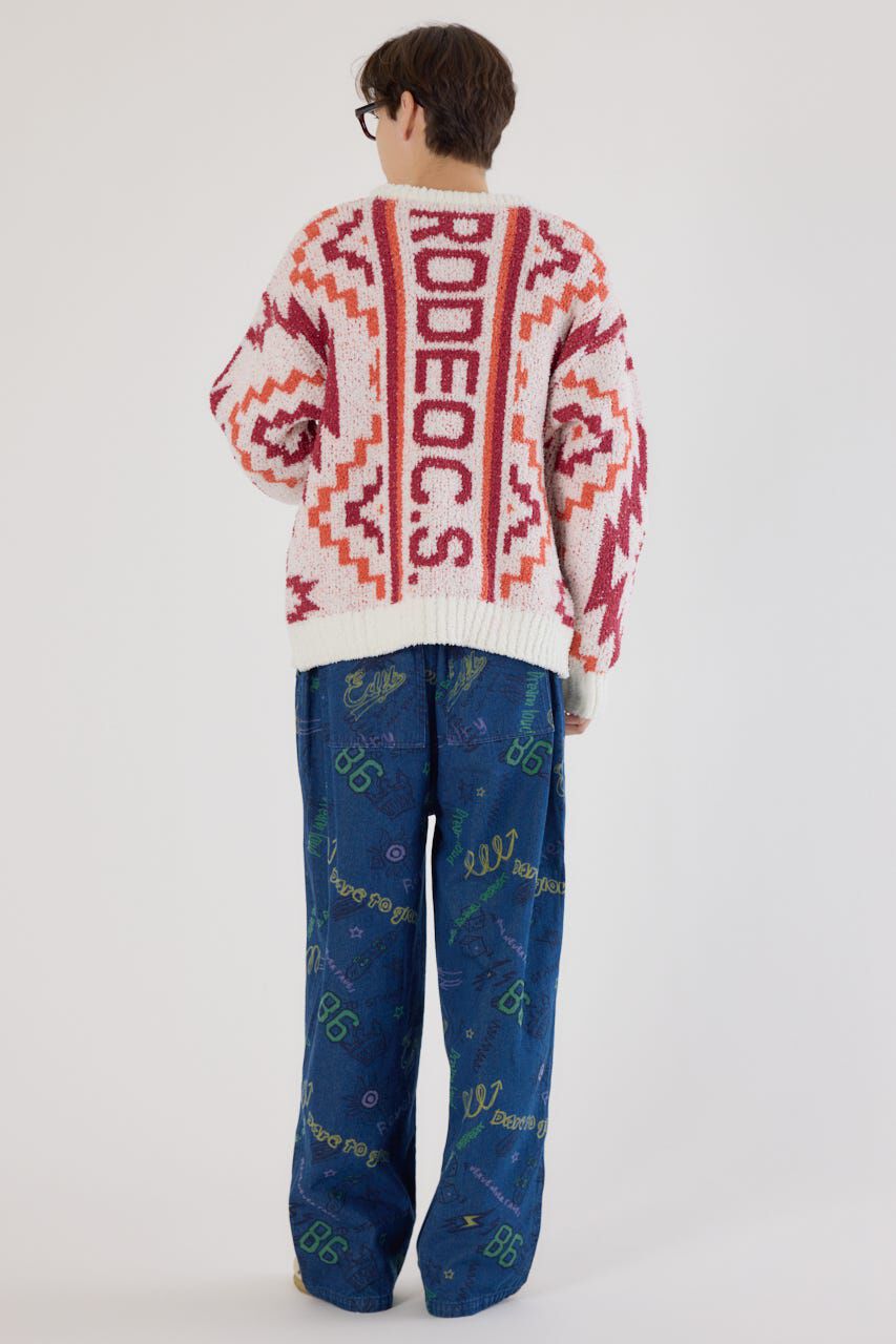 RODEO CROWNS「オルテガジャカードニット」|ニット・セーター|