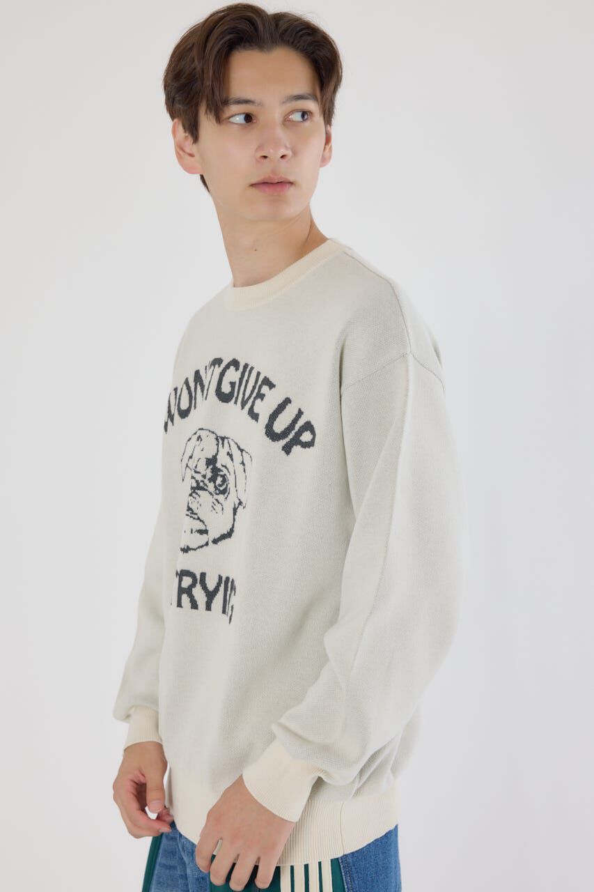 RODEO CROWNS「アニマルジャガードニットトップス」|ニット・セーター|