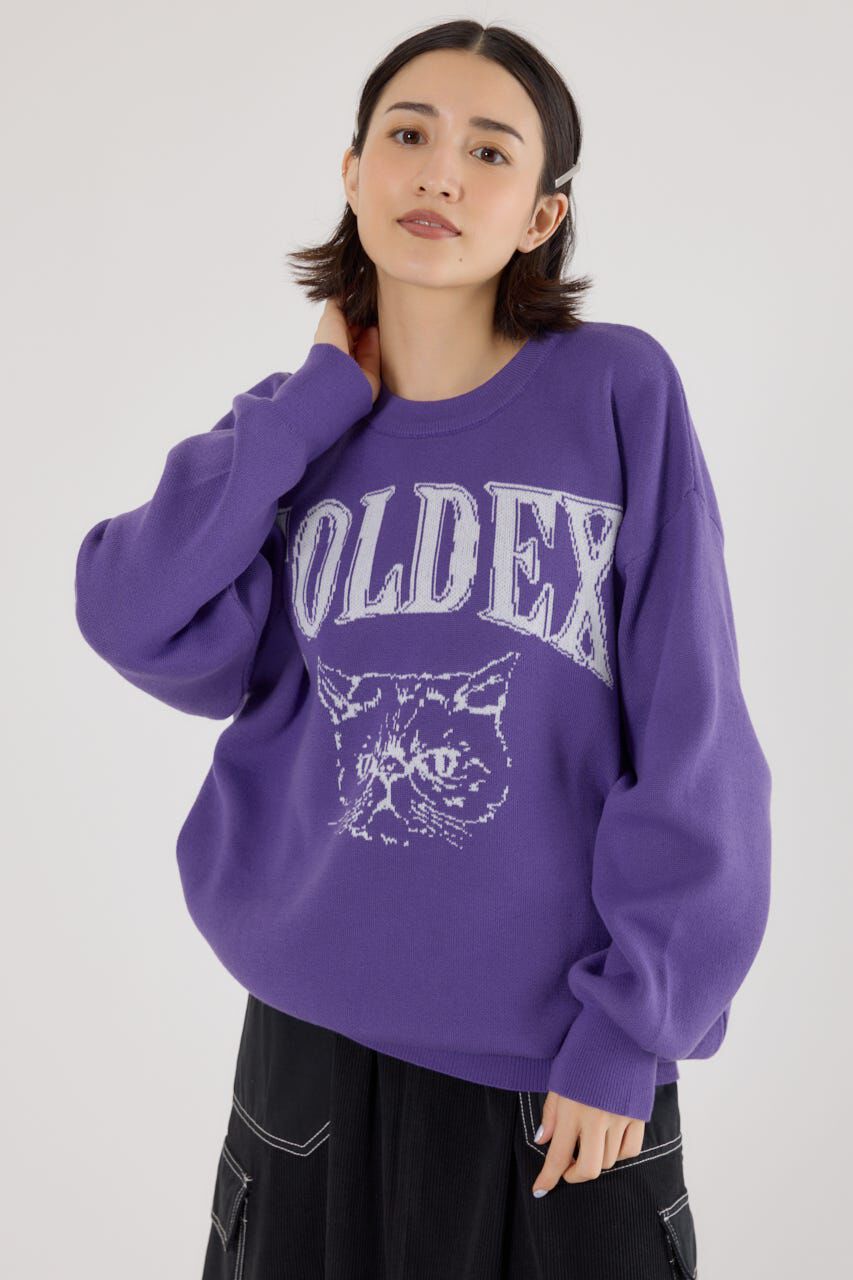 RODEO CROWNS「アニマルジャガードニットトップス」|ニット・セーター|