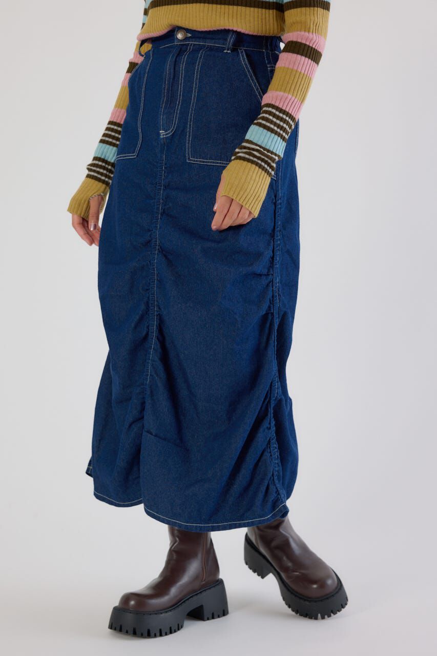 RODEO CROWNS「シャーリングマキシスカート」|スカート|