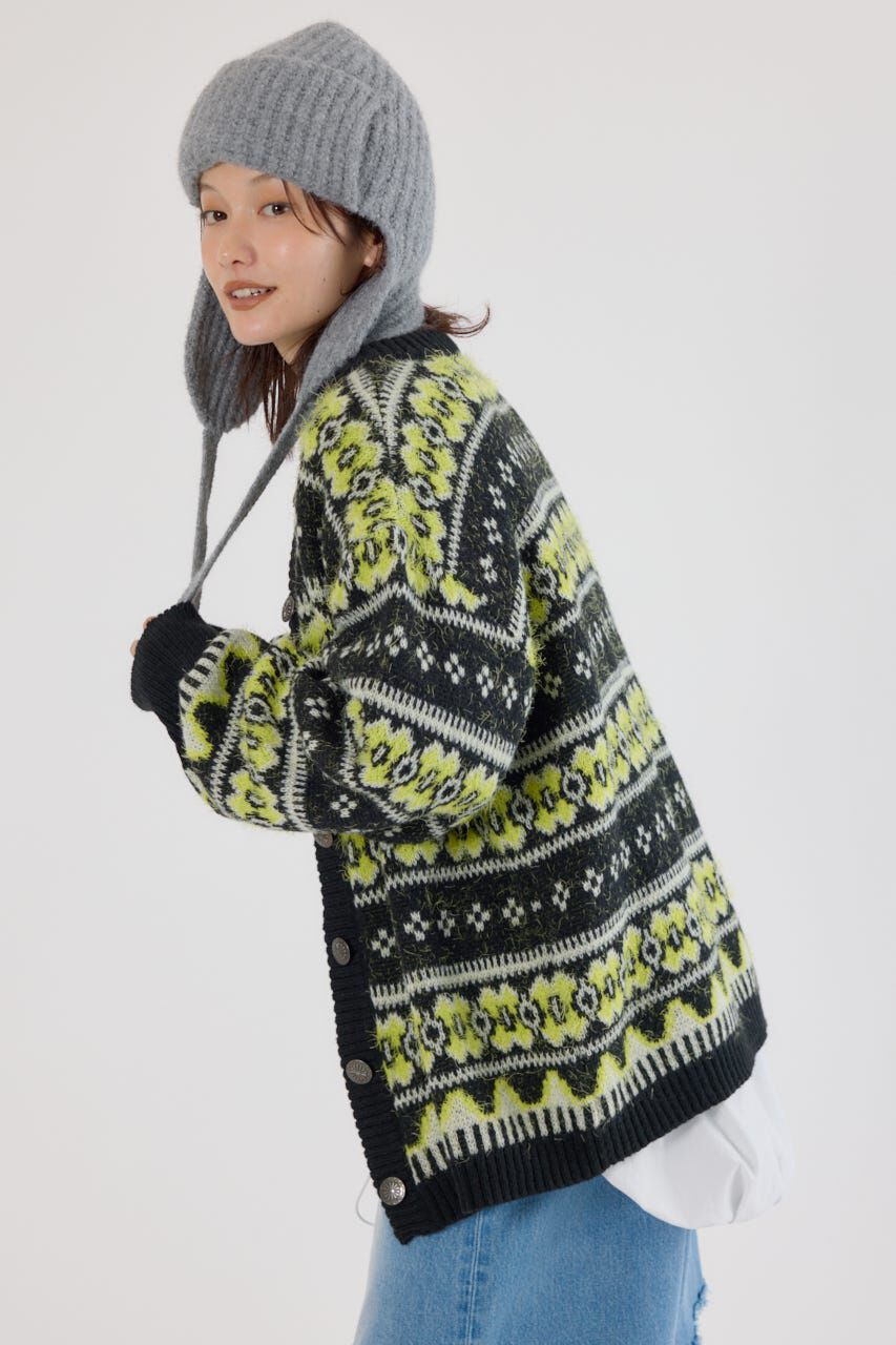 RODEO CROWNS「NEON NORDICニットカーディガン」|カーディガン|