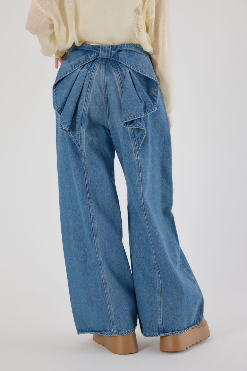 RODEO CROWNS「ビッグリボンデニムパンツ」|デニム|