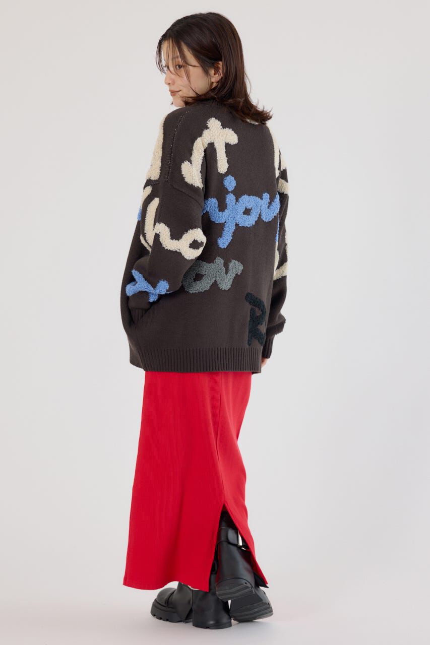 RODEO CROWNS「LETTER LOGOニットカーディガン」|カーディガン|