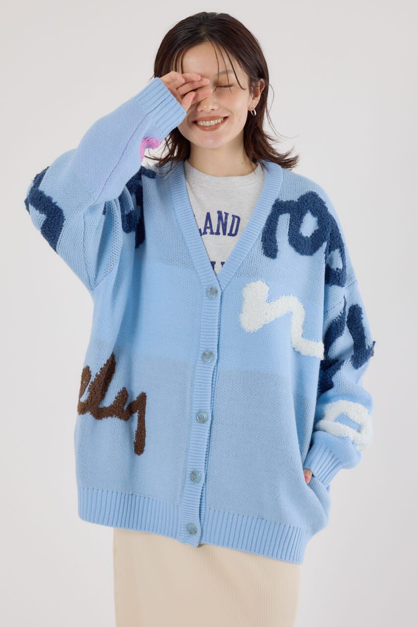 RODEO CROWNS「LETTER LOGOニットカーディガン」|カーディガン|D/SAX3