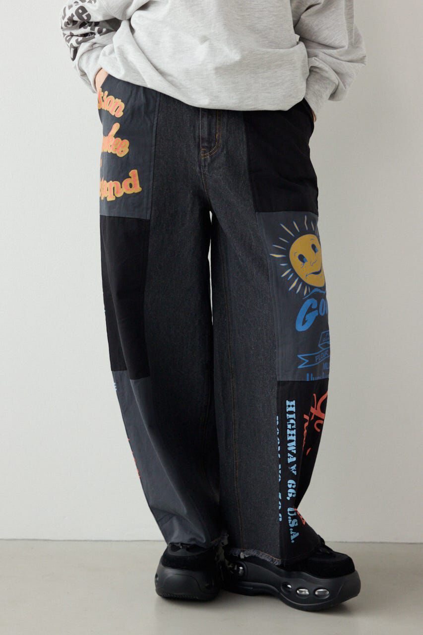 RODEO CROWNS「カスタムバギーパンツ」|その他|柄BLK5
