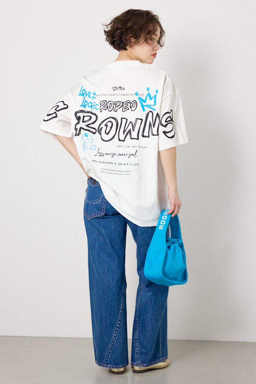 RODEO CROWNS「Graffiti プリントTシャツ」|Tシャツ・カットソー|