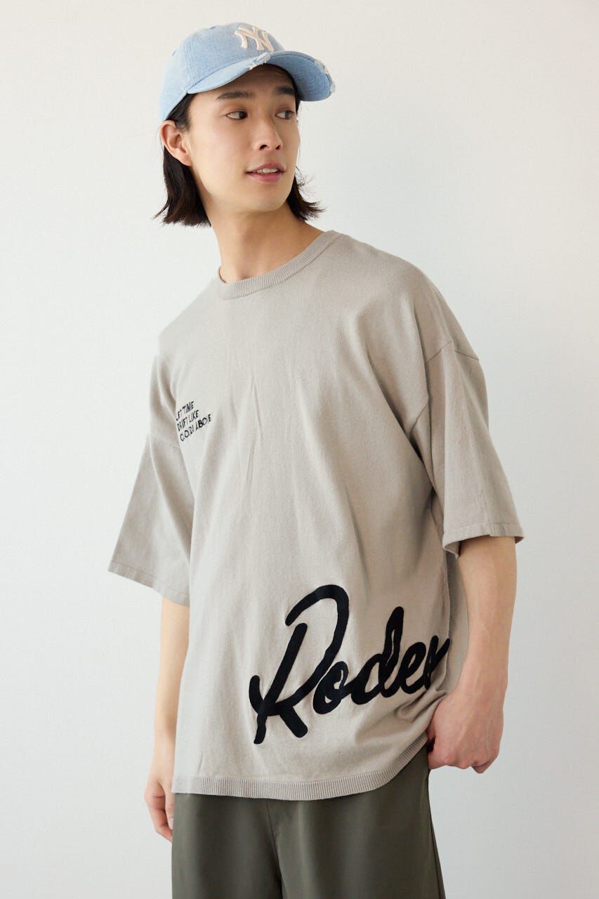 RODEO CROWNS「ビッグチェーン刺繍ニットトップス」|ニット・セーター|