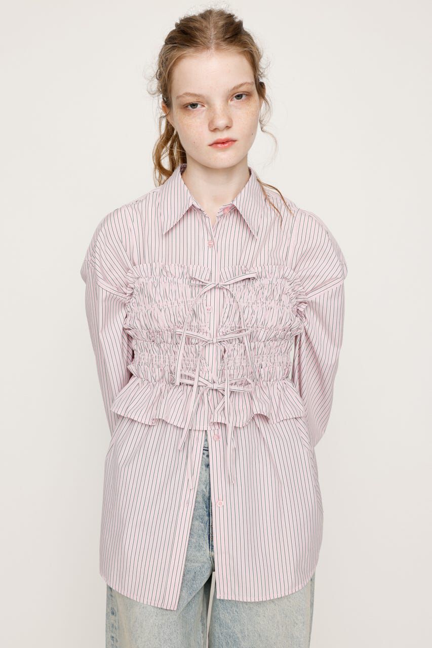 SLY「BUSTIER LAYRED シャツ」|シャツ・ブラウス|